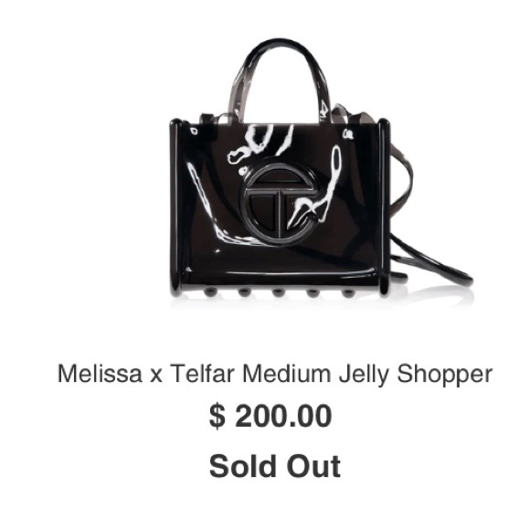 Telfar x Melissa Medium Jelly Shopper - Black - Picture 8 of 8